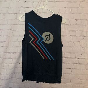 Peloton x Chaser Women's Graphic Tank Top Sleeveless Size L Bin J